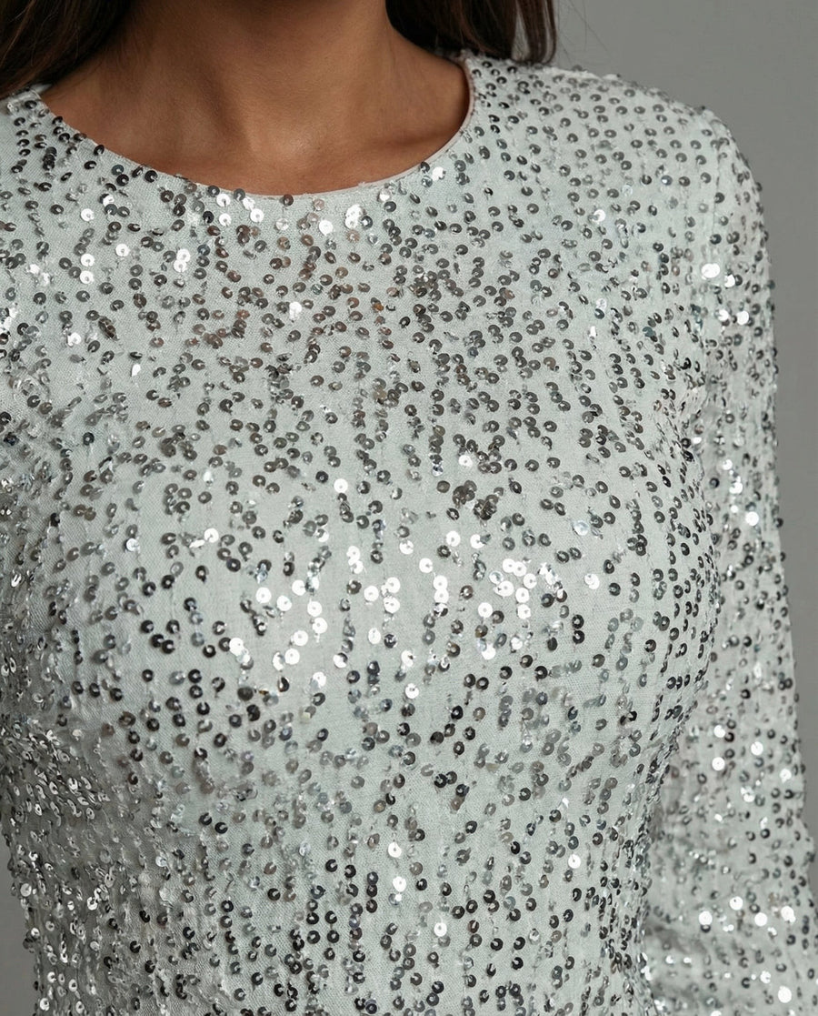 Oona Elegant Dress in White