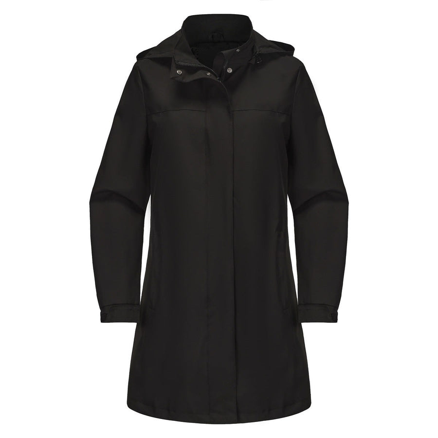 Oona Jacket with Pockets and Hood in Black