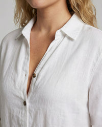 Opal Airy Linen Blouse with Oversized