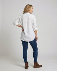 Opal Airy Linen Blouse with Oversized