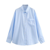 Opal Elegant Blouse in Blue
