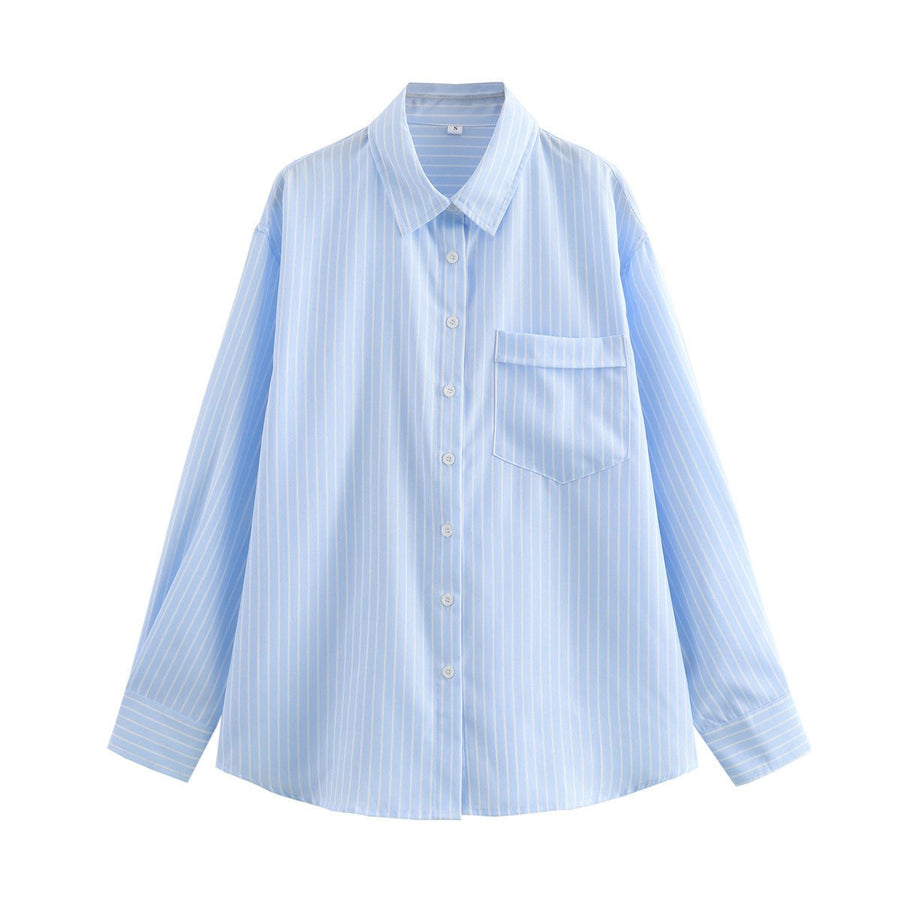 Opal Elegant Blouse in Blue