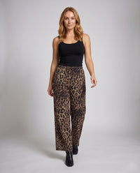 Opal Linen Trousers with Elastic Waist