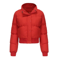 Opal Quilted Jacket in Red