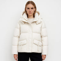 Opal Quilted Jacket with Pockets and Hood
