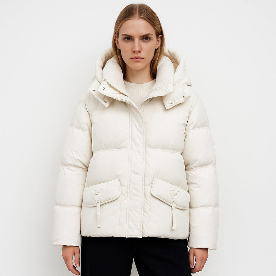 Opal Quilted Jacket with Pockets and Hood