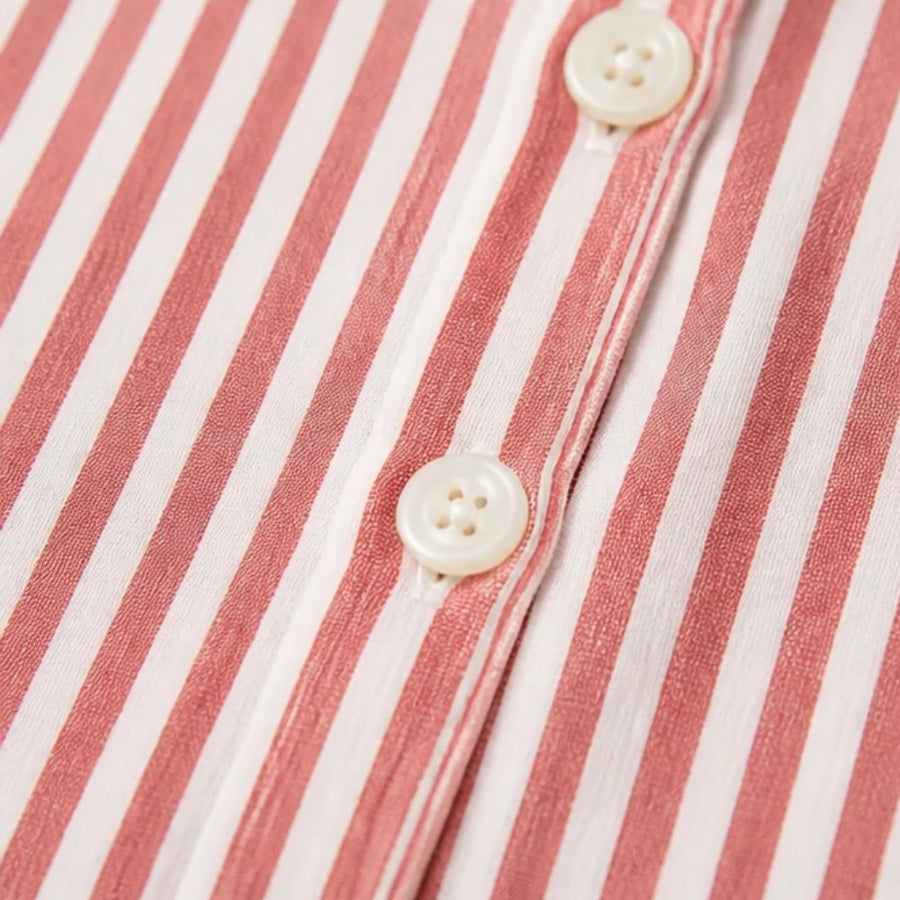 Opaline Women's Striped Sailor Collar Blouse