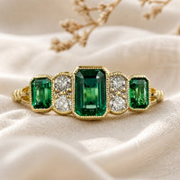 Emerald Gold Prestige Ring