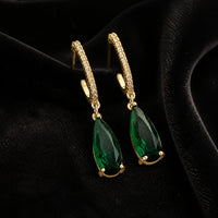 Emerald Opulence Stud Earrings