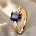 Sapphire Charm Ring