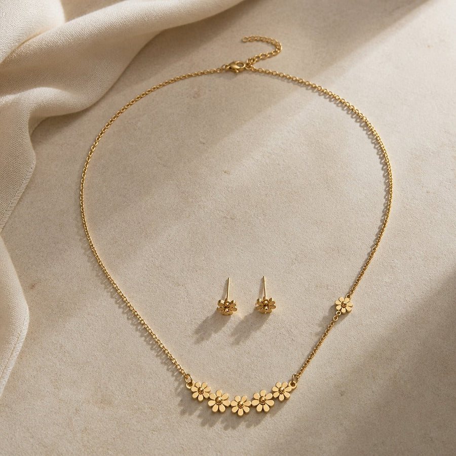 Bohemian Daisy Gold Set