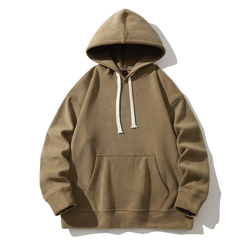 Ophelia Cotton Hoodie with Hood in Brown