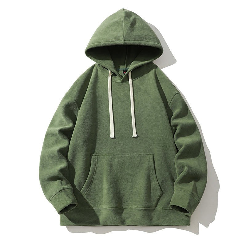 Ophelia Cotton Hoodie with Hood in Green