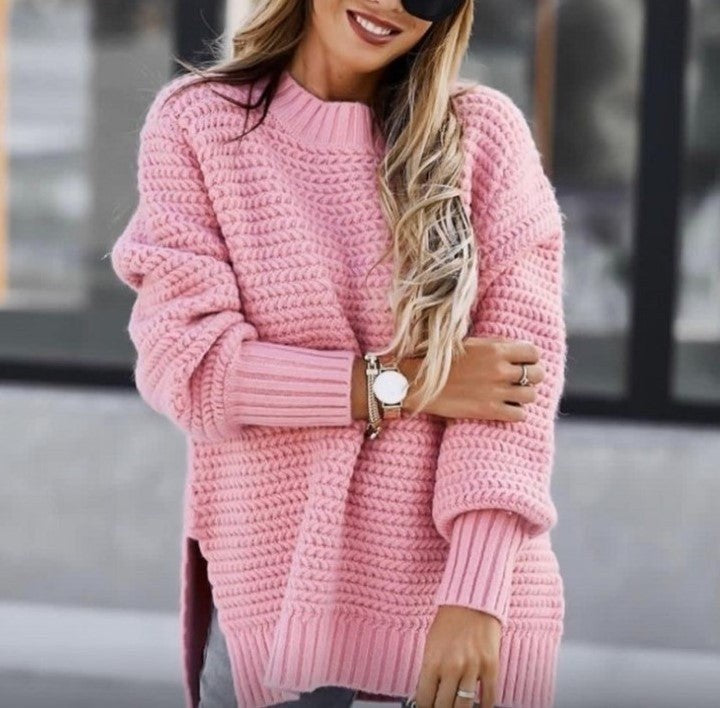 Ophelia Knit Sweater in Pink