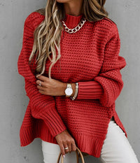 Ophelia Knit Sweater in Red