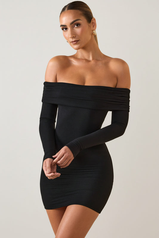 Oriana Modal Off-Shoulder Mini Dress