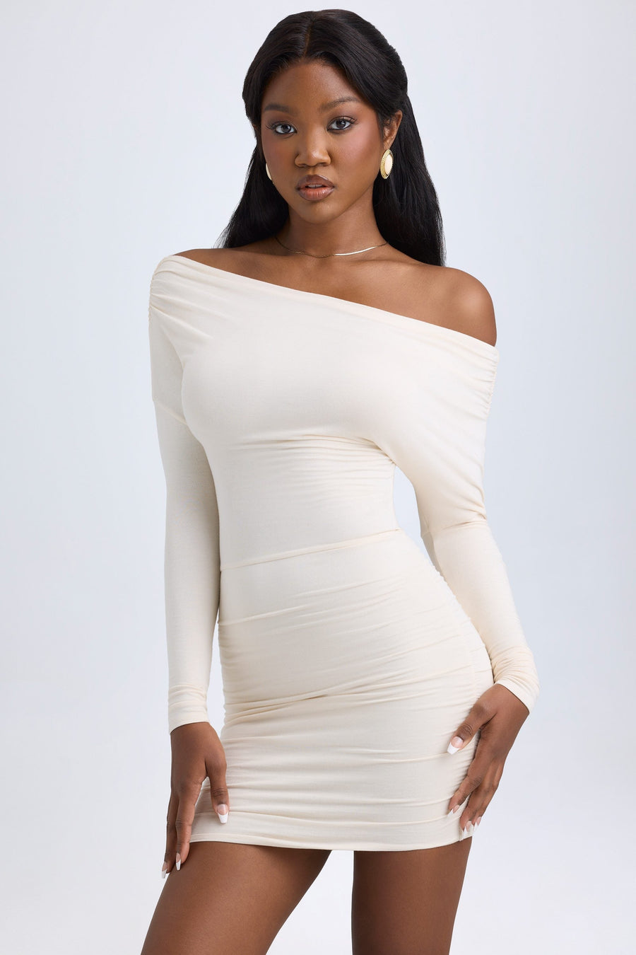 Oriana Modal Off-Shoulder Mini Dress
