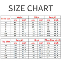 Oriane Women's Two-Piece Set Asymmetric Sleeveless Top & Printed Trousers