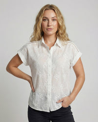 Orianne Airy Blouse with Short Sleeve