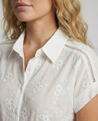 Orianne Airy Blouse with Short Sleeve
