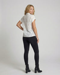 Orianne Airy Blouse with Short Sleeve