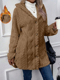 Orianne Jacket with Hood in Camel