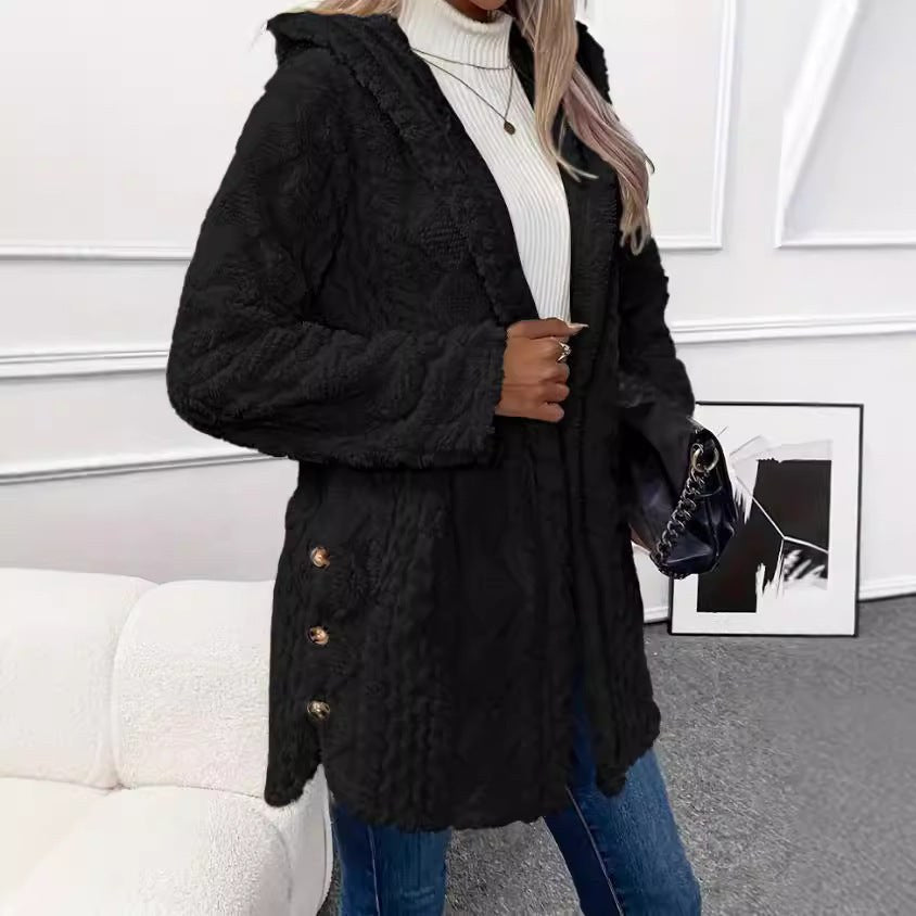 Orianne Jacket with Hood in White