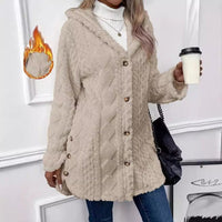 Orianne Jacket with Hood in White