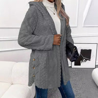Orianne Jacket with Hood in White