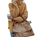 Orianne Knit Sweater with Stand Collar