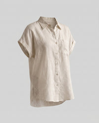 Orianne Linen Blouse in Natur