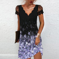 Orla Elegant Dress in Purple
