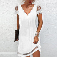 Orla Elegant Dress in Weiß (Ausverkauft)
