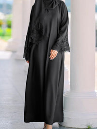 Orla Elegant Lace Dress in Black