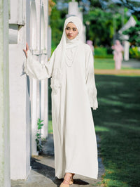 Orla Elegant Lace Dress in White