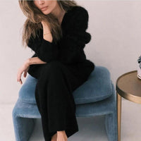 Orla Knit Cardigan in Black