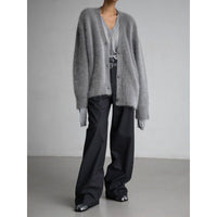 Orla Knit Cardigan in Dark Grey