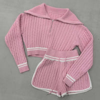 Orla Knit Sweater in Pink