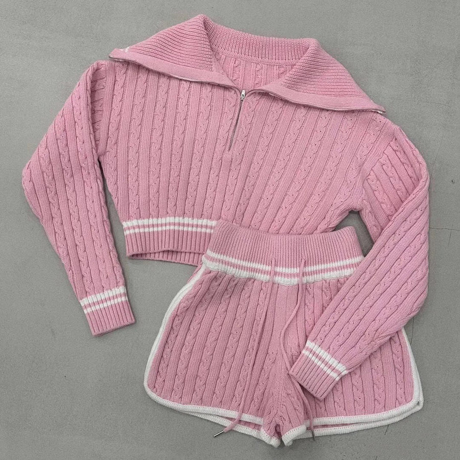 Orla Knit Sweater in Pink