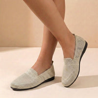 Evelyn | Knit Flats Women's Slip-On Round Toe Comfort