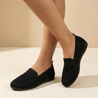 Evelyn | Knit Flats Women's Slip-On Round Toe Comfort