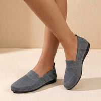 Evelyn | Knit Flats Women's Slip-On Round Toe Comfort