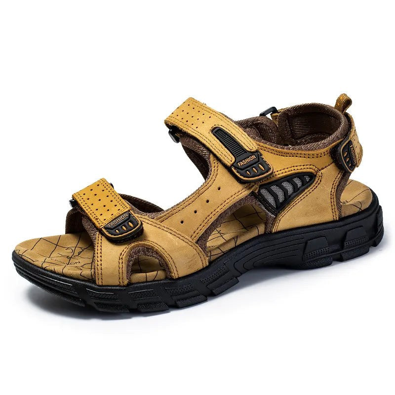 Oskar Orthopaedic Sandals in Tan
