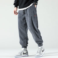Otto Corduroy Trousers in Grey