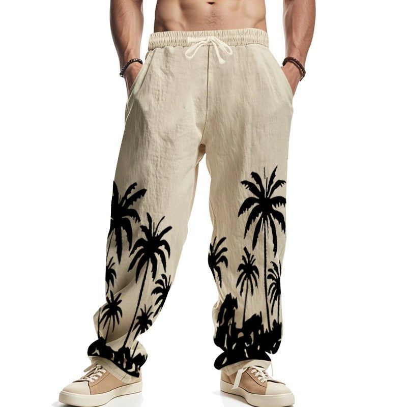 Otto Linen Trousers in Khaki