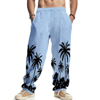 Otto Linen Trousers in Light Blue
