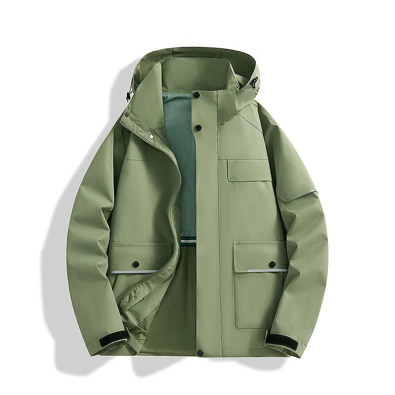 Outdoor Trek Performance Jacket in Forest Green