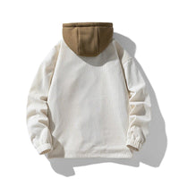 Ozarks Hooded Corduroy Jacket in Pearl
