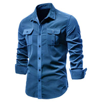 Dexter | Men's Long Sleeve Button-Down Cargo Shirt
