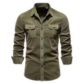 Dexter | Men's Long Sleeve Button-Down Cargo Shirt